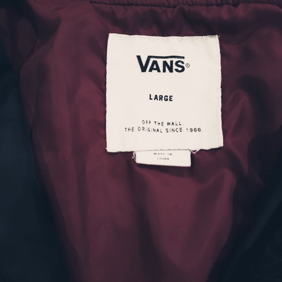 Vans Off The Wall SANTIAGO Quilted Jacket Size L - Picture 3 of 5